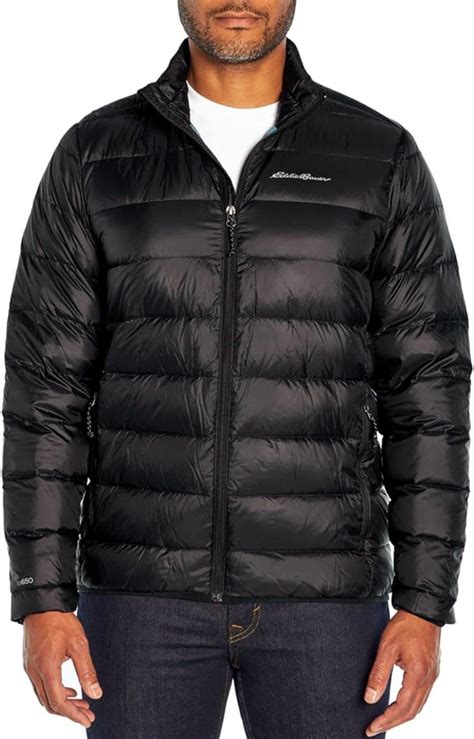 Eddie Bauer Men's Packable Full-Zip Funnel Neck Down Filled Jacket ...