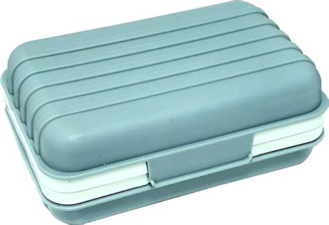 Travel Soap Case Box,2Pcs Soap Box,Soap Dish with Lid,Portable Shower ...
