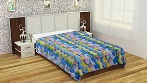 Buy Anmol Cotton Single Bed Quilt - Blue Online at Low Prices in India ...