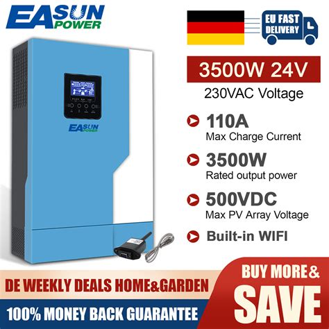 3500W Off-Grid Solar Inverter MPPT 100A Charger | Ubuy India