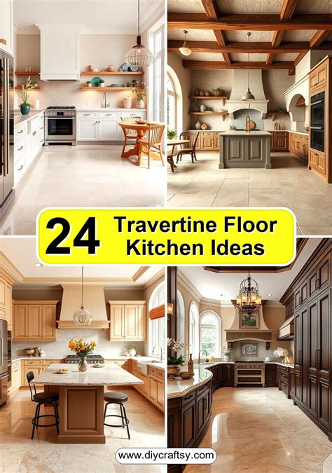 24 Travertine Floor Kitchen Ideas for Timeless Elegance
