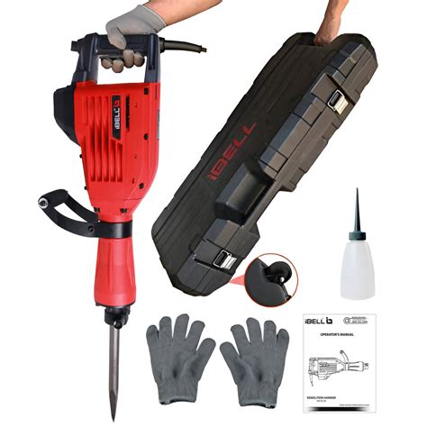 iBELL DH45-20 Demolition Hammer 30MM Heavy Duty Concrete Breaker 1900 ...