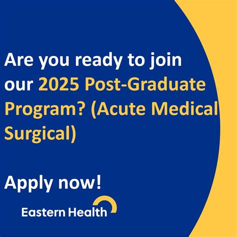 2025 Post Graduate Program (Acute Medical Surgical) Requisition ID ...