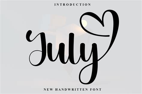 July Font by Inermedia STUDIO · Creative Fabrica