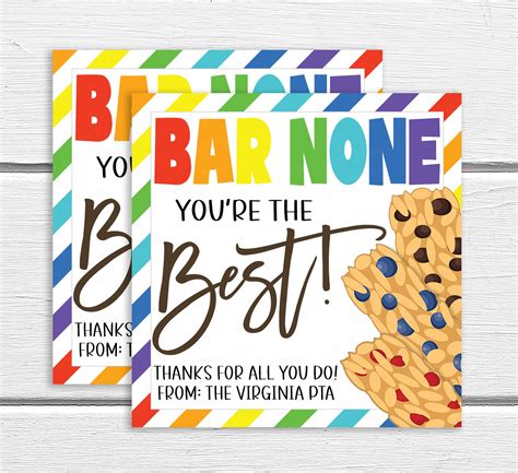 Bar None You're the Best Labels - Etsy