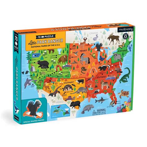 Little Park Ranger - National Parks, 70 Pieces, Mudpuppy | Puzzle Warehouse