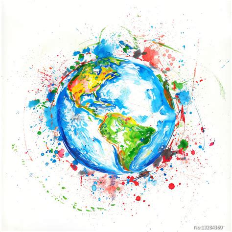 地球绘画 的图像结果