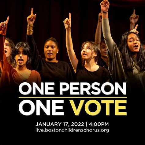 Boston Children’s Chorus: One Person One Vote [01/17/22]