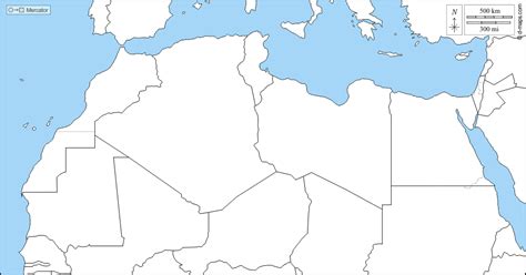 Political Map Of North Africa