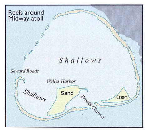 Midway Island Map
