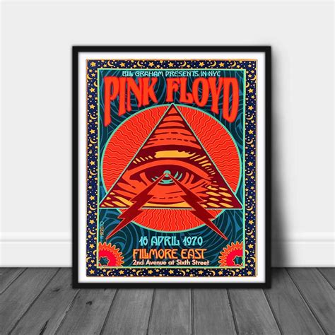 Pink Floyd Vintage Music Rock Poster