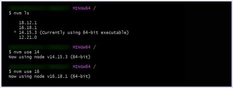 Change Node Version Using Nvm 的图像结果