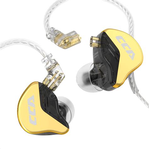 CCA CRA+ in Ear Monitor Earphone, Patented Ultra-Thin Diaphragm Dynamic ...