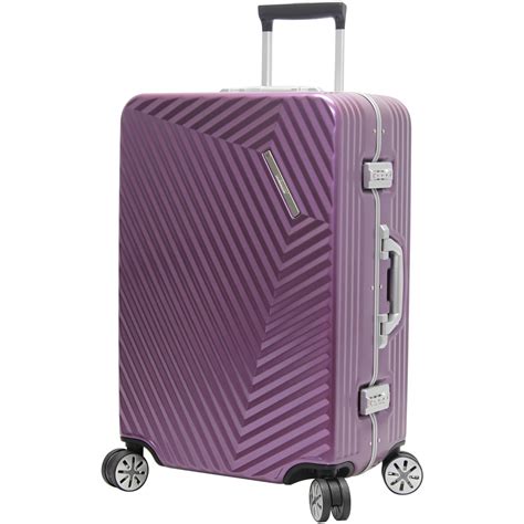 Andiamo Elegante Suitcase with Built-in TSA Lock - Zipperless 24 Inch ...