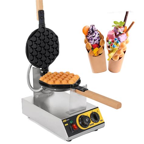 Dyna-Living Bubble Waffle Maker 1400W Egg Waffle Machine Electric Non ...
