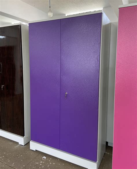 Steel Bero, Cupboard, 3 Door Wardrobe, Almirah, Metal bureau, wooden ...