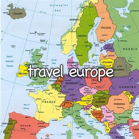 Europe Travel Map 的图像结果