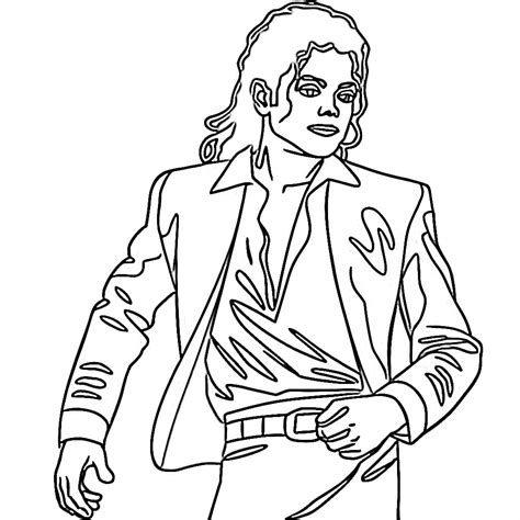 Michael Jackson coloring pages - ColoringLib