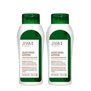 Buy Jiva Aloe Vera Lotion 100ml | 100% Pure & Natural | Non-Sticky Fast ...