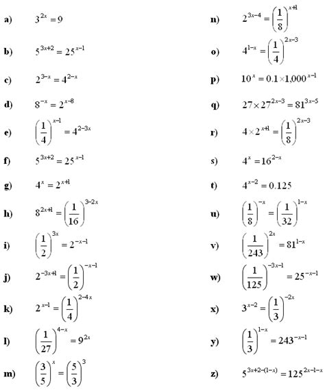 Exponential Problems Examples 的图像结果