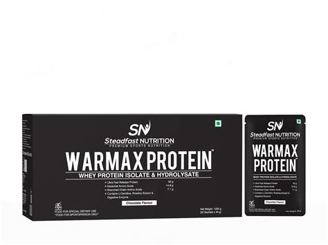 Buy Steadfast Nutrition Warmax Protein Powder - Chocolate Flavour ...