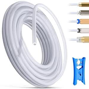 mawmuaw PTFE Tube 4 Meter Bowden Tube 4 mm PTFE Teflon Tubing for 3D ...
