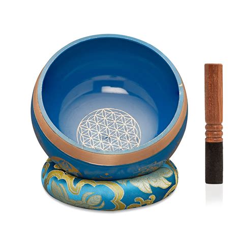 Singing Bowls Sacred Symbol Bowls- Sacred Symbol Blue-35 inches ...