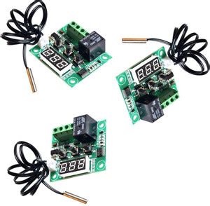 TRUSTECH 3 Pack 12V DC Digital Cooling/Heating Thermostat Temp Control ...