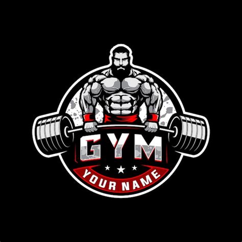 Bodybuilder Gym Logo 的图像结果