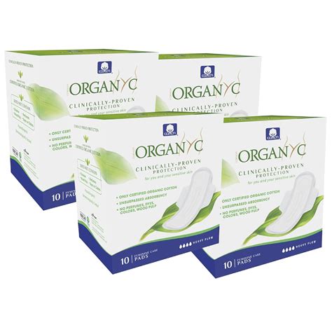 Buy Corman Organyc Sanitary Pads with Wings Heavy Flow Period Pads ...