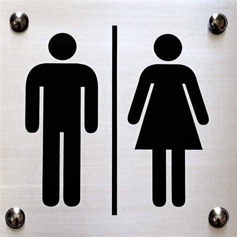 Shreyas Signages I Door Sign I Stainless Steel I Toilet Sign I Unisex I ...