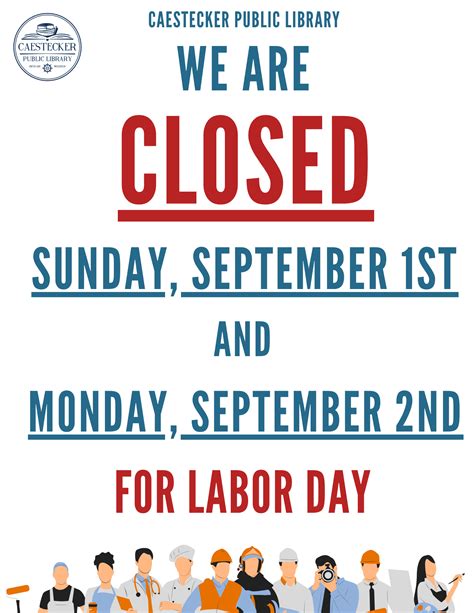 Caestecker Public Library | Library Closed September 1st & 2nd for ...