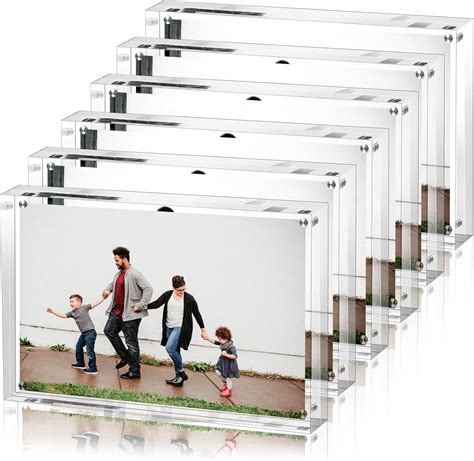Amazon.com - NEUERMOND 6 PACK Clear Acrylic Picture Frames 5x7 inch ...