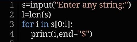 WAP to input a string and display it in the manner shown below: I/P ...