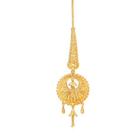 Gold Maang Tikka | Buy Gold Maang Tikka Online in India