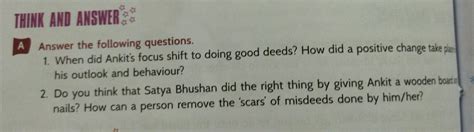 when did ankit's focus shift to doing good deeds? how did the change ...