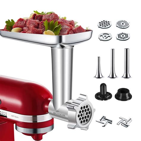 Metal Food Grinder Attachment for KitchenAid Stand Mixers, Kitchen aid ...