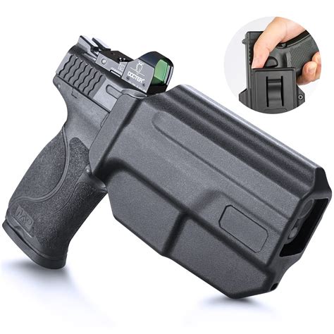 Warriorland Owb Holster Thumb Release And Optic Cut Compatible Glock ...
