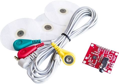 TRUSTECH Single Lead AD8232 ECG Monitoring Kit / Heart Beat Monitoring ...