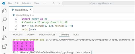 Image result for Python Print Array