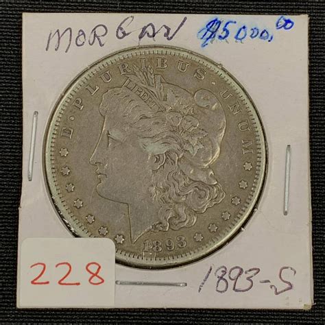 1893 S Morgan Silver Dollar