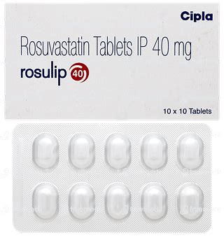Rosulip 40 Tablet 10: Uses, Side Effects, Price & Substitutes