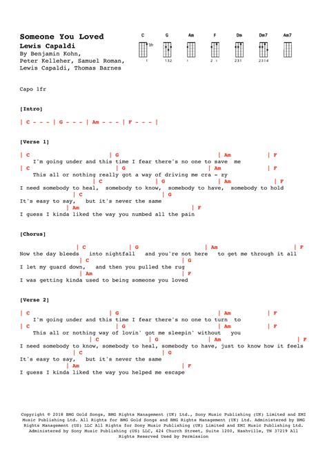 Someone You Loved (arr. Alex Davis) by Lewis Capaldi Sheet Music for ...