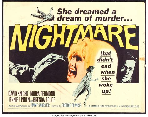 Nightmare (Universal, 1964). Half Sheet (22" X 28"). Horror.. ... | Lot ...