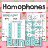 Homophone of the day PLUS mixed activities set 2 by Zoe Did That