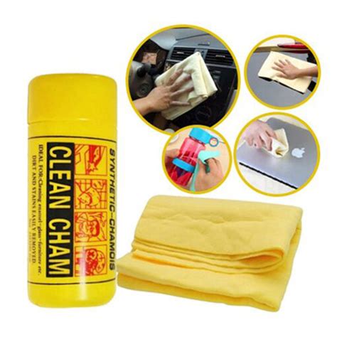 Microfiber Synthetic Cleaning Cloth Chamois Towel - ido.lk