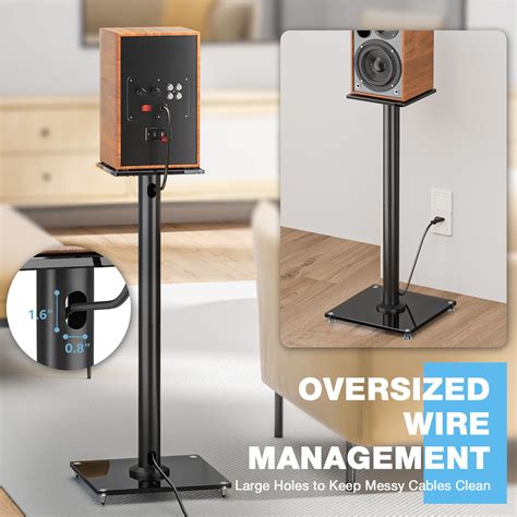 Snapklik.com : Upgraded 45 Swivel Speaker Stands Pair For Surround ...