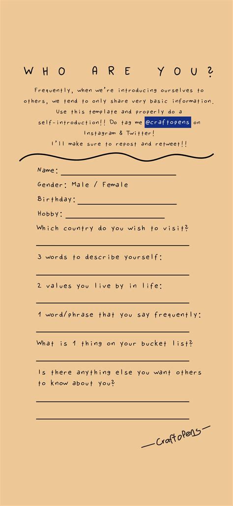 Introduction Template Copy And Paste - Printable And Enjoyable Learning