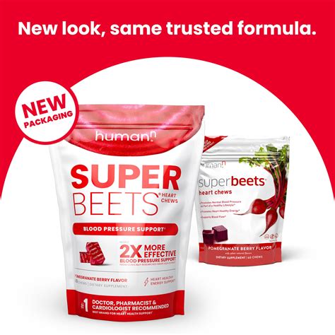 HumanN SuperBeets® Heart Chews - Pomegranate Berry | GNC