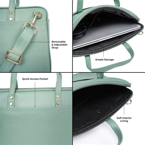 Aero Laptop Bag - Mint Green